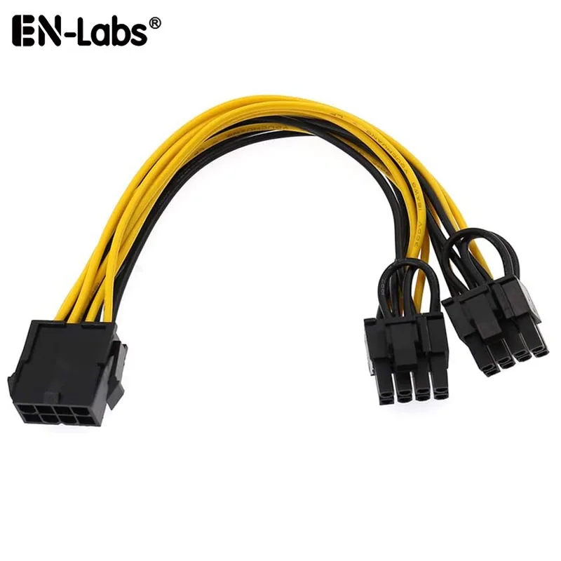 Блок питания для ПК 20 см ЦП Molex 8 pin до 2 PCI e (6 + 2) pci express разъемы видеокарт внутренний