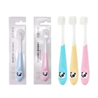 Зубная щетка детская, мягкая, в виде панды