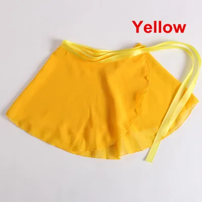 Yellow Фатиновая балетная танцевальная юбка, детская юбка-пачка, детская балетная юбка на шнуровке, юбка для катания на коньках, шарф, балетная юбка - Цвет: Yellow