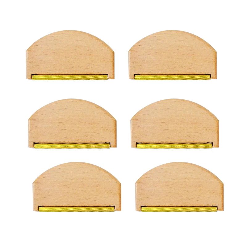 Расческа из бука и кашемира бритва для свитера латунная пилинга комбинированная