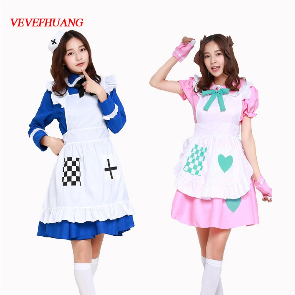 

VEVEFHUANG аниме оси мощность хеталия Великобритания Роза Киркленд APH Косплей костюмы женские Нарядные Костюмы Лолита горничная Платье на Хэллоуин