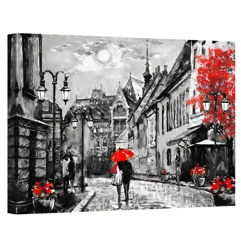 Настенные художественные плакаты с рисунком черного белого и красного цветов