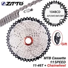 Блок свободного хода ZTTO для горного велосипеда 11s 11-46T, 11s 11-46T, 11v K7 11s, для запчастей для горного велосипеда M9000 XT SLX R Gx X1 XO