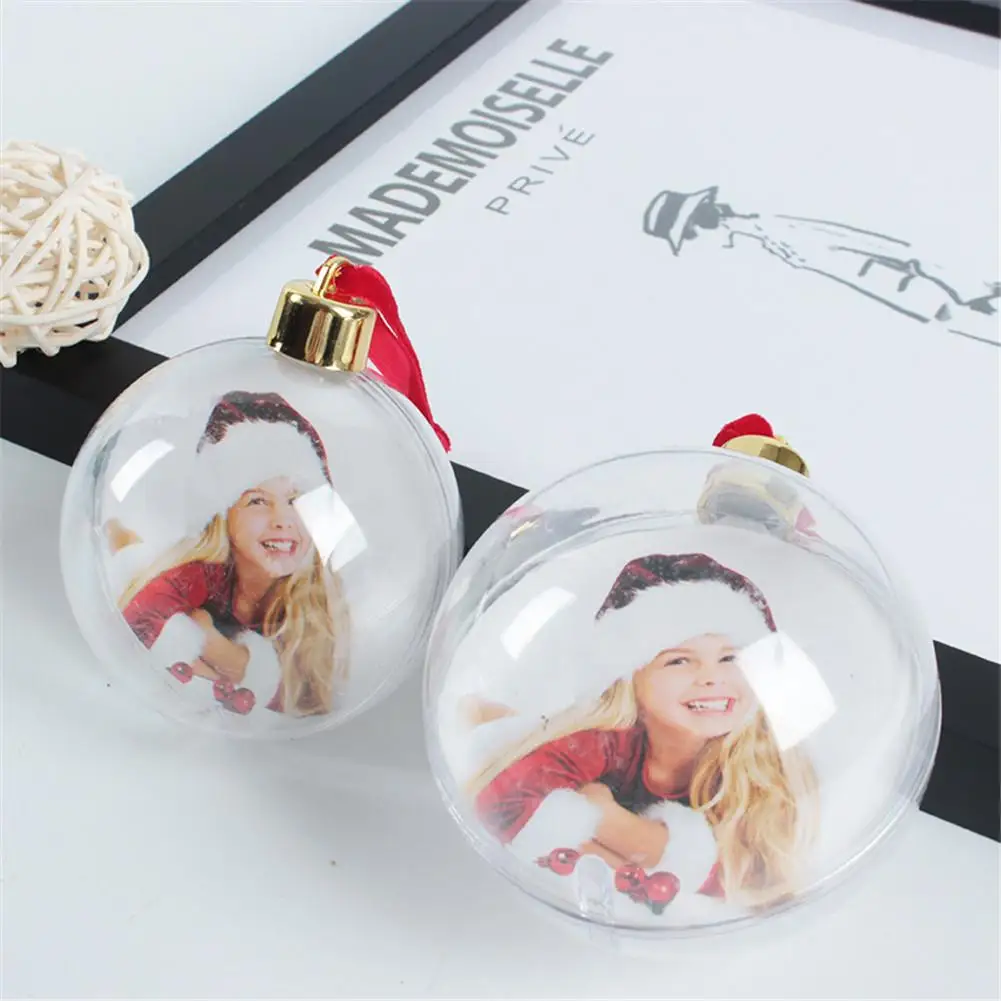 

Photo Frame Pendant Sunflower Round Star Shape Christmas Tree Ornament