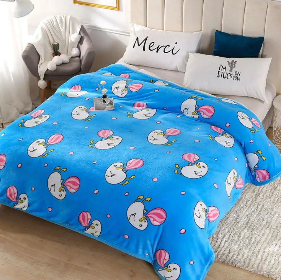 Супермягкое Флисовое одеяло кораллового цвета 220 г/м2 светильник розовое синее из