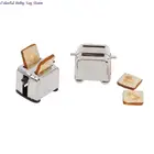 Новый кукольный дом мини хлебопечка тостер 112 масштаб с тостом Миниатюрный Кукольный дом аксессуары милое украшение