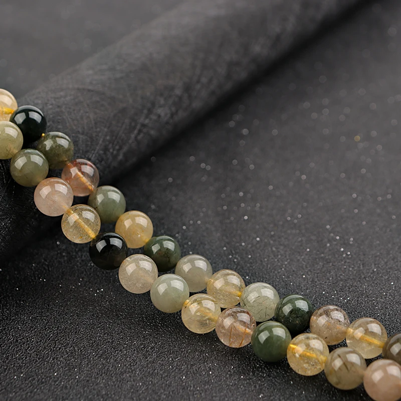 

Round Loose 6/8/10mm Natural Stone Beads Variegated Spar Stone Beads For DIY Making Bracelet Necklace Jewelry Beadtales
