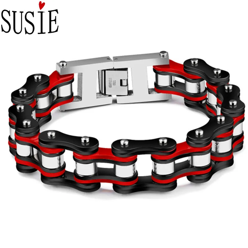 Мужской браслет LOVE SUSIE из нержавеющей стали в стиле панк | Украшения и аксессуары