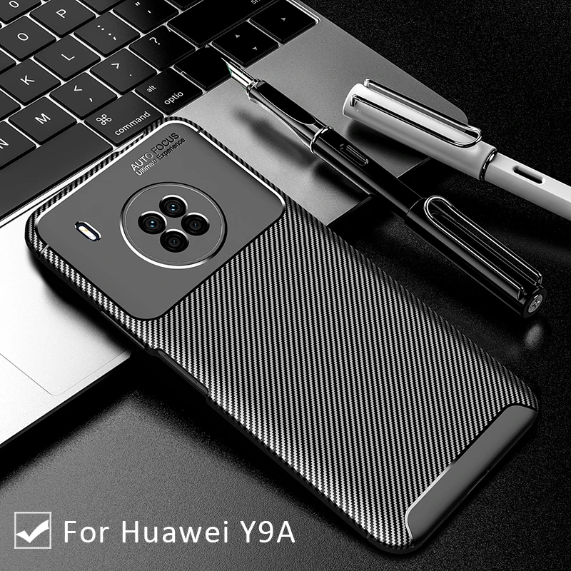 Чехол для huawei y9a бампер huaweiy9a y 9a 9 y9 a ya9 9ya защитный чехол телефона задняя Сумка