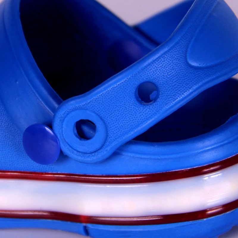 Шлепанцы Детские Водонепроницаемые мультяшный рисунок блестящие сандалии для