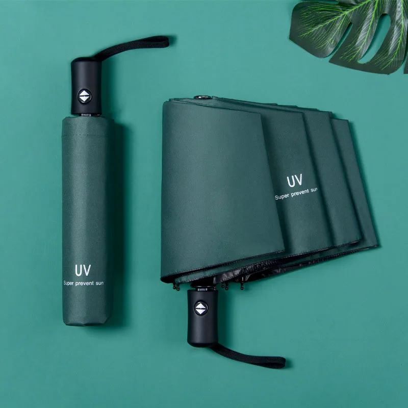 Модный складной зонт от дождя для женщин и подарков мужской карманный