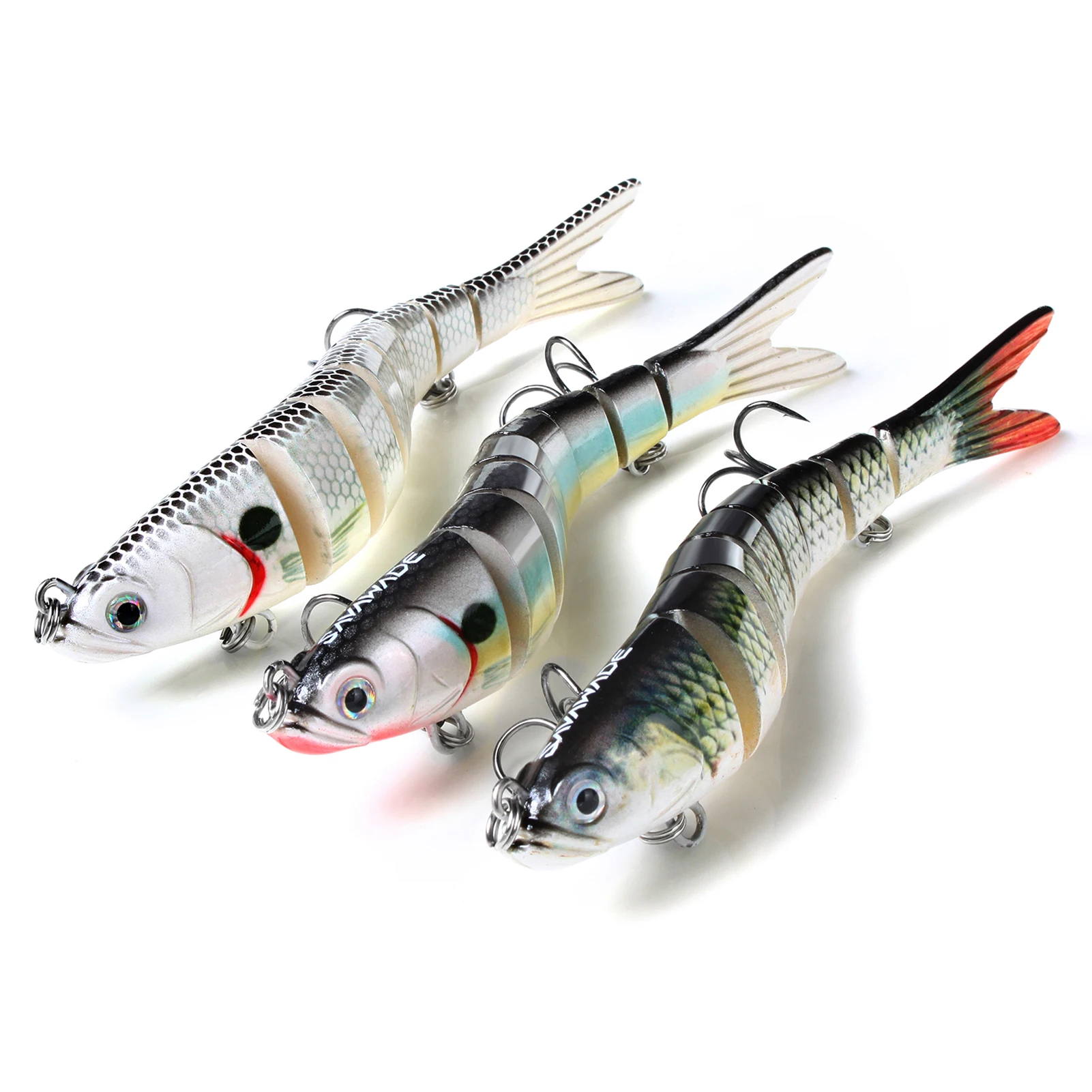

SAVAWADE SERIES SwimHerring Multi Jointed Fishing Lures Hard Swim Baits for Freshwater Saltwater Baits 13.5cm 26g