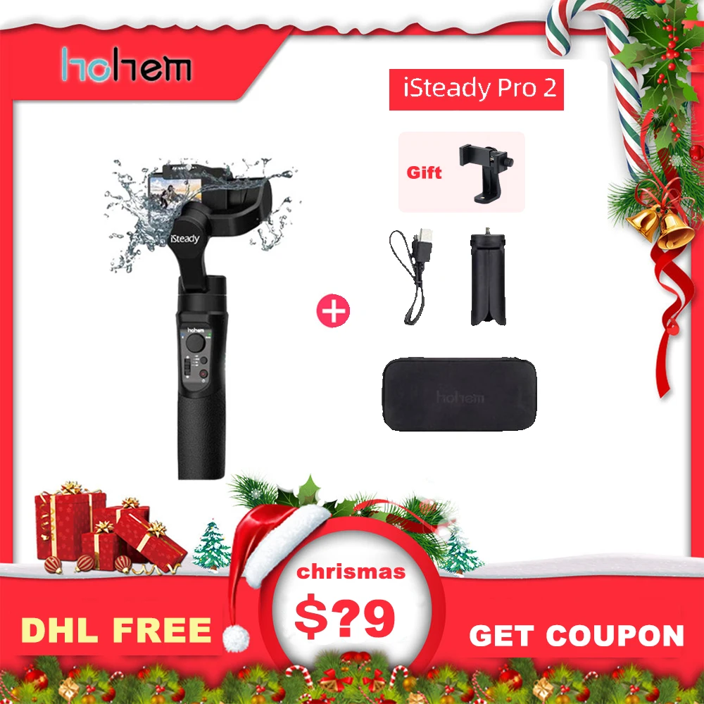 3 осевой Ручной Стабилизатор hohem iSteady Pro 2 для экшн камеры DJI Osmo стабилизатор