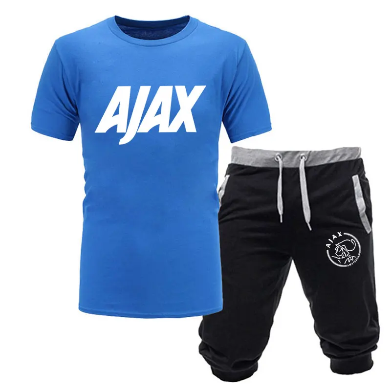 Модные футболки ajax 2020 забавные мужские + шорты с коротким рукавом роскошные