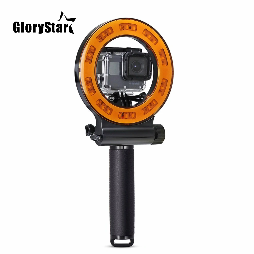 GloryStar 30 светодиодный светильник для видеокамеры 3 режима Водонепроницаемый 40 м Дайвинг заполняющий светильник для GoPro Hero Yi 4K SJCAM экшн Спортивная камера