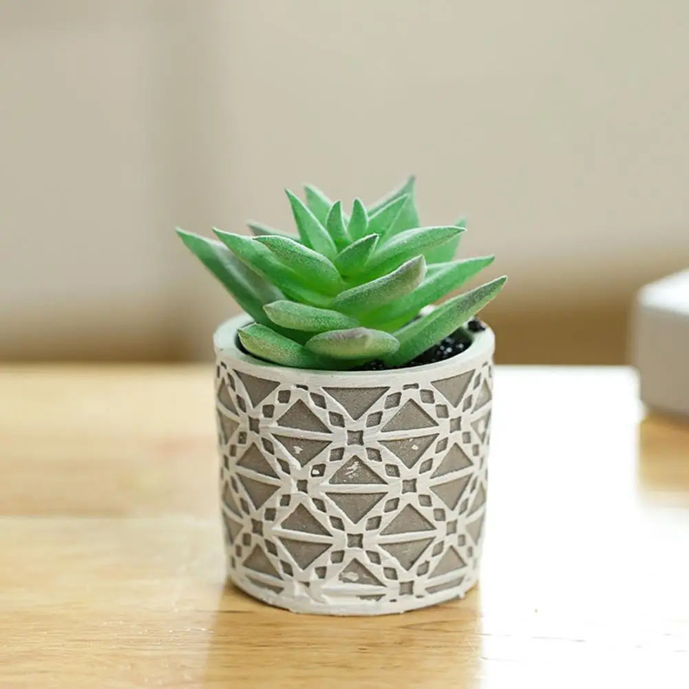 Нежное искусственное растение в горшке невыцветающее реалистичное на ощупь