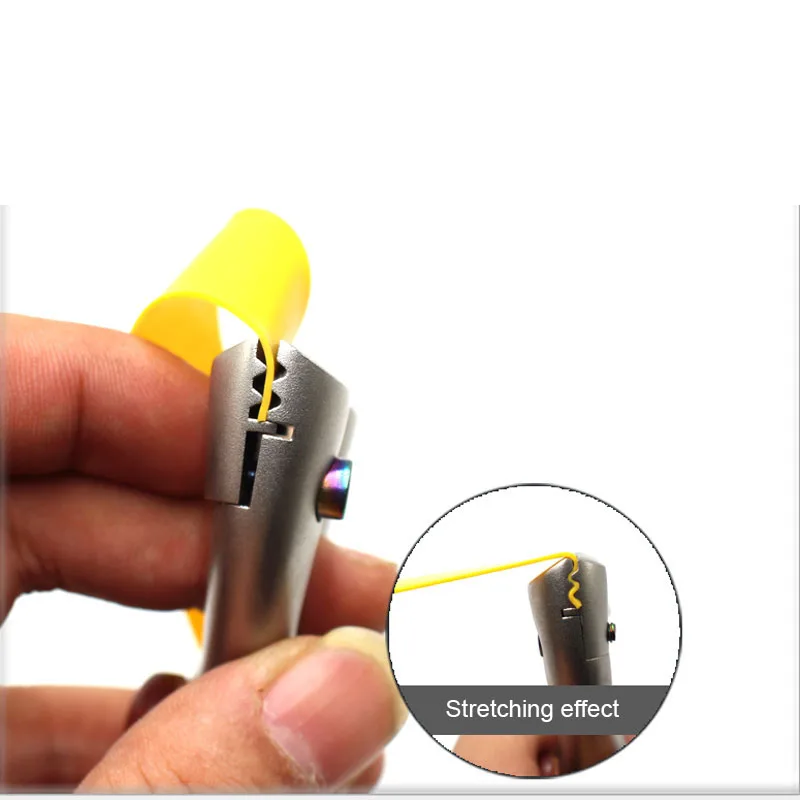 Рогатка для матросской охоты из нержавеющей стали + розового дерева с резиновой