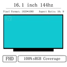 Тонкая светодиодная матрица 16,1 дюйма для ноутбука HP Pavilion Gaming 16-A0097NR A0017NE A0272NG 144 Гц FHD, ЖК-экран, панель 1920*1080, 40-контактный EDP