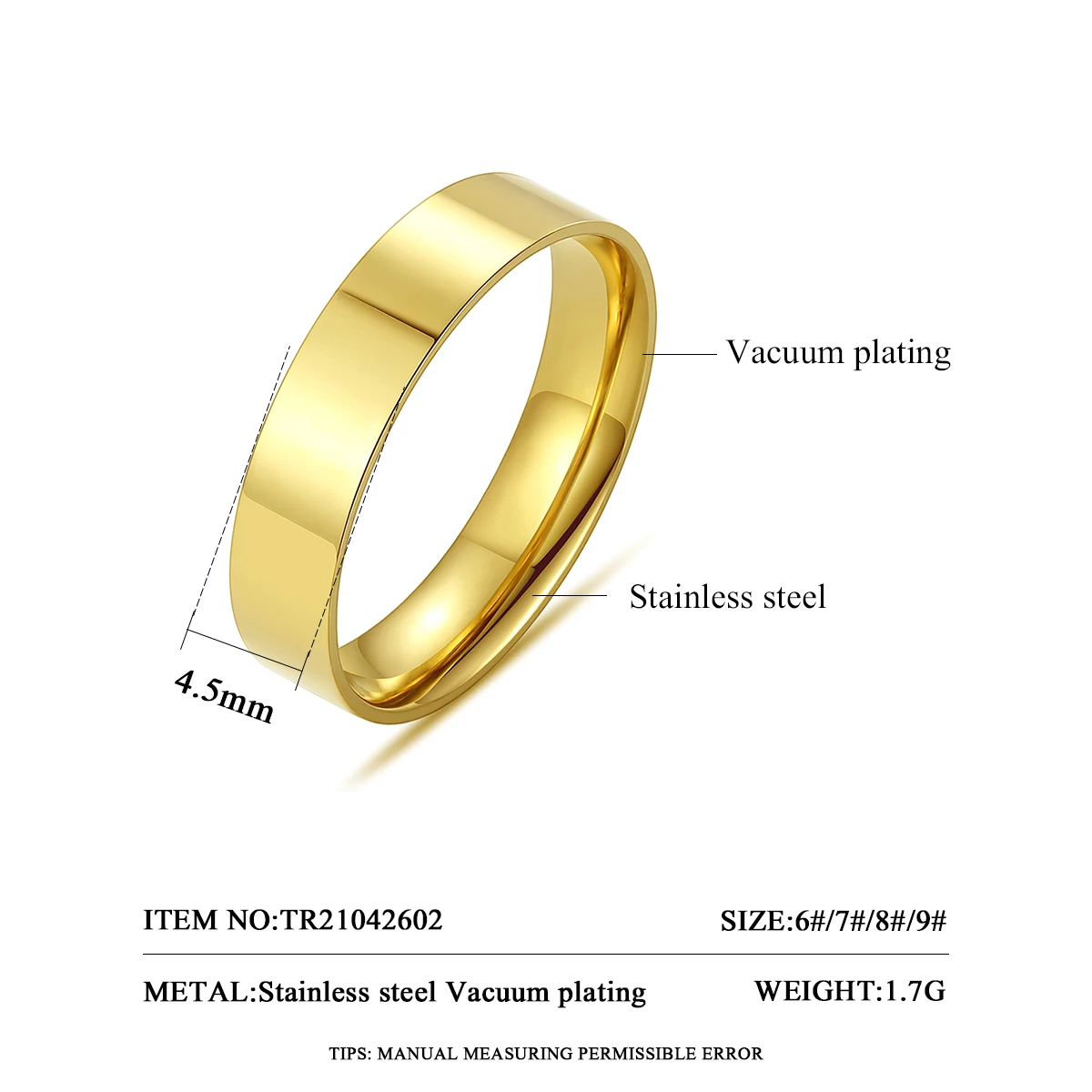 

JINSE New Fashion Charm Jewelry Ring Men Stainless Steel Black Rings for Women Wedding Engagement Fine Jewelry Golden Anel Gifts