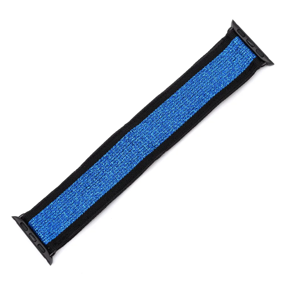 6-Black and Blue Эластичная петля Ремешки для наручных часов для Apple Watch 32 мм Магнитная Пряжка из нержавеющей стали сменные аксессуары для ремешка BC371 - Цвет ремешка: 6-Black and Blue