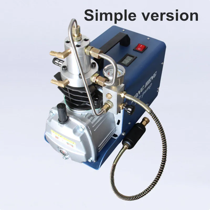 Verkauf 300BAR 30MPA 4500PSI Hochdruck Luftpumpe Elektrische Luft Kompressor Für Pneumatische Luftgewehr Scuba Gewehr PCP Inflator 220v 110v