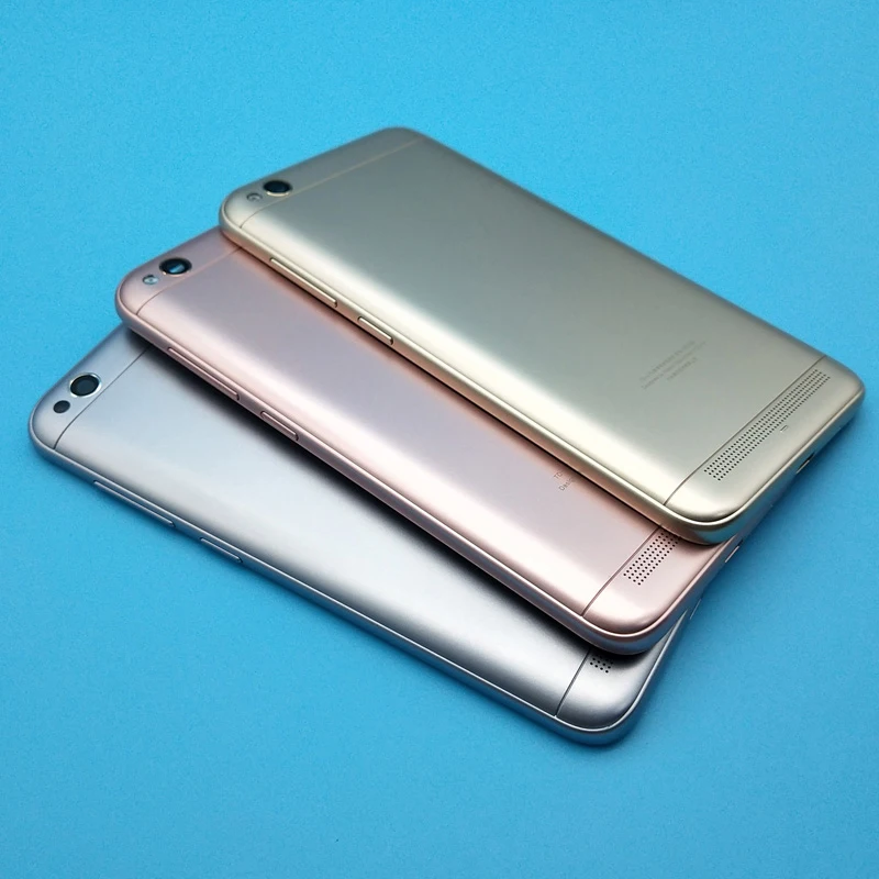 Задняя крышка батарейного отсека Sinbeda боковые ключи стекло для камеры Xiaomi Redmi 5A