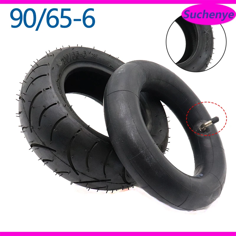 

10 inch 90/65-6 Vacuum Tire for Electric Scooter Parts Thickening Tubeless Tyre Universal Explosion-proof Tyre