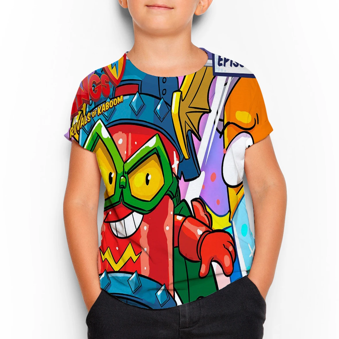 

3D Printing Superzings Toy Children Clothing T-shirt Boys/girl T-shirt Kids Short Sleeve Oversized T-shirts Casual Tops Summer