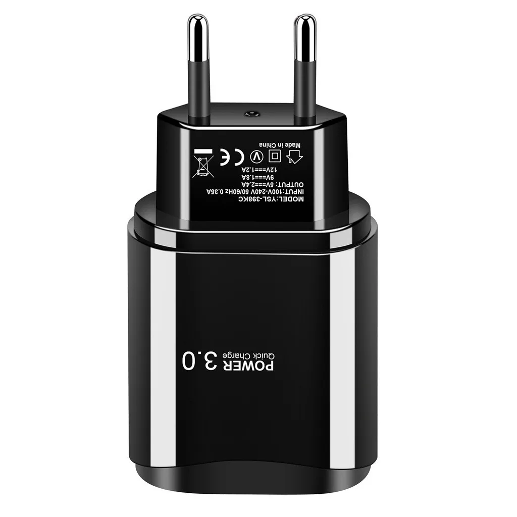 Быстрая зарядка QC 3 0 usb хаб настенное зарядное устройство 2 4 А адаптер питания для