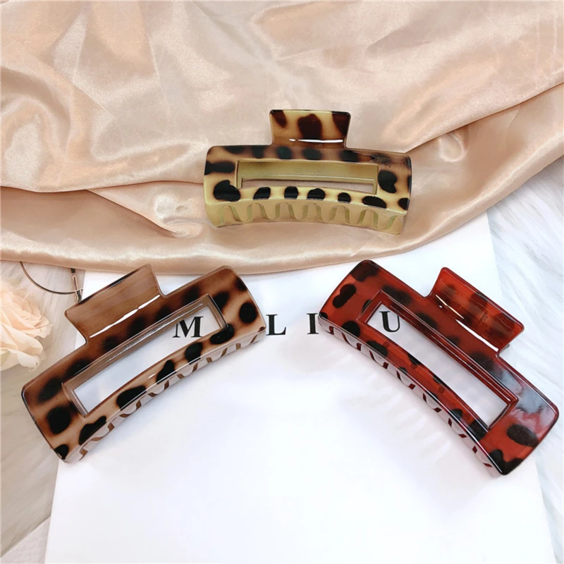 

Прозрачные крабы для волос, акриловая заколка-Пряжка, Винтажная заколка для волос, простые элегантные аксессуары для волос, заколка для кон...