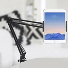 Подставка для планшета iPad Mini Air Samsung, держатель для планшета диагональю 6-11 дюймов, длинная кронштейн на 360 градусов, для ленивой кровати, настольного планшета