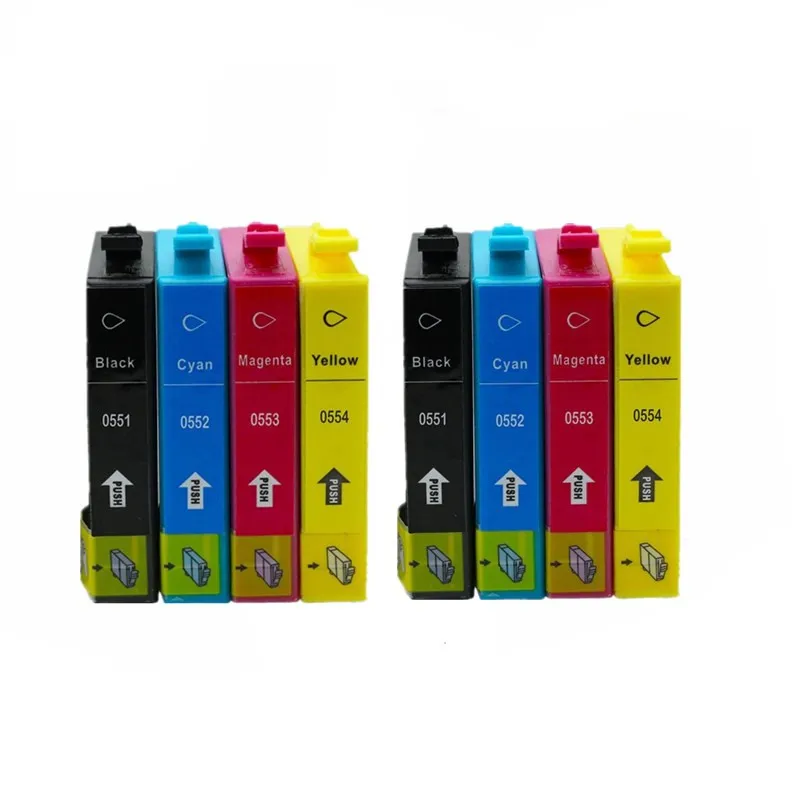 T0551 E 551 T0554 554 чернильный картридж для Stylus Photo RX420 RX425 RX520 R240 R245 Inkjer Printer|Чернильные
