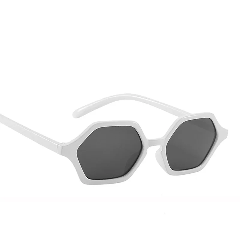 

Transparent Frame Polygon Sunglasse Men and Women Irregular Small Frame European and American Retro Sunglasses