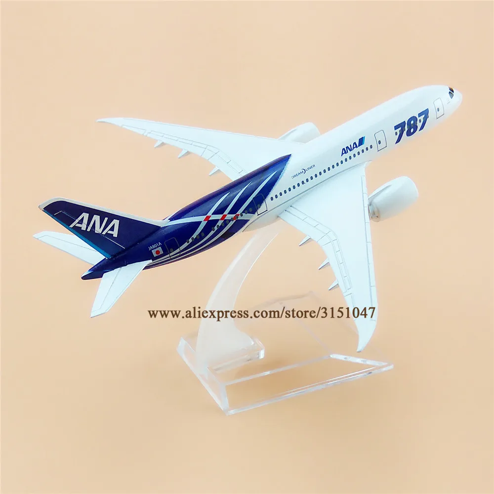 Air Japan ANA Airlines Boeing 787 B787 Airways модель самолета из сплава металла литья под давлением