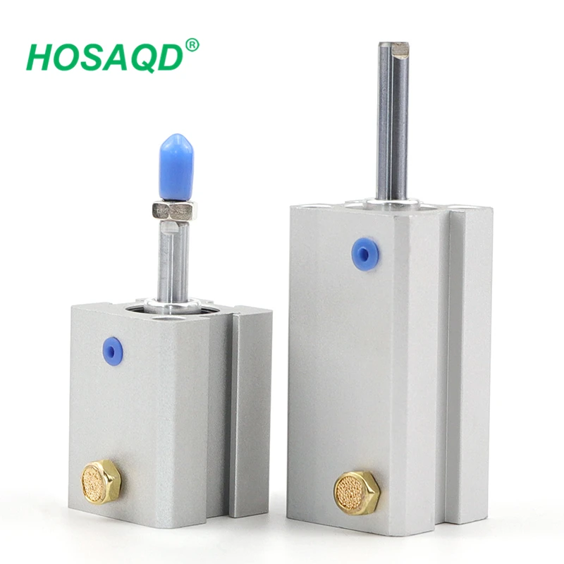 

16 20 25 32 40 50 63 80 stroke 5mm 10mm 15mm 20mm 30mm 40mm STA series Compact cylinder single acting-push Spring extension bore