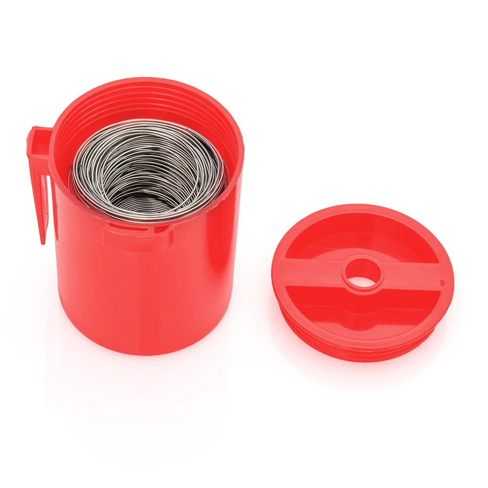 1 компл., универсальный стопорный провод из нержавеющей стали, устойчивый к коррозии, диаметр 0,8 мм, с красной коробкой для хранения