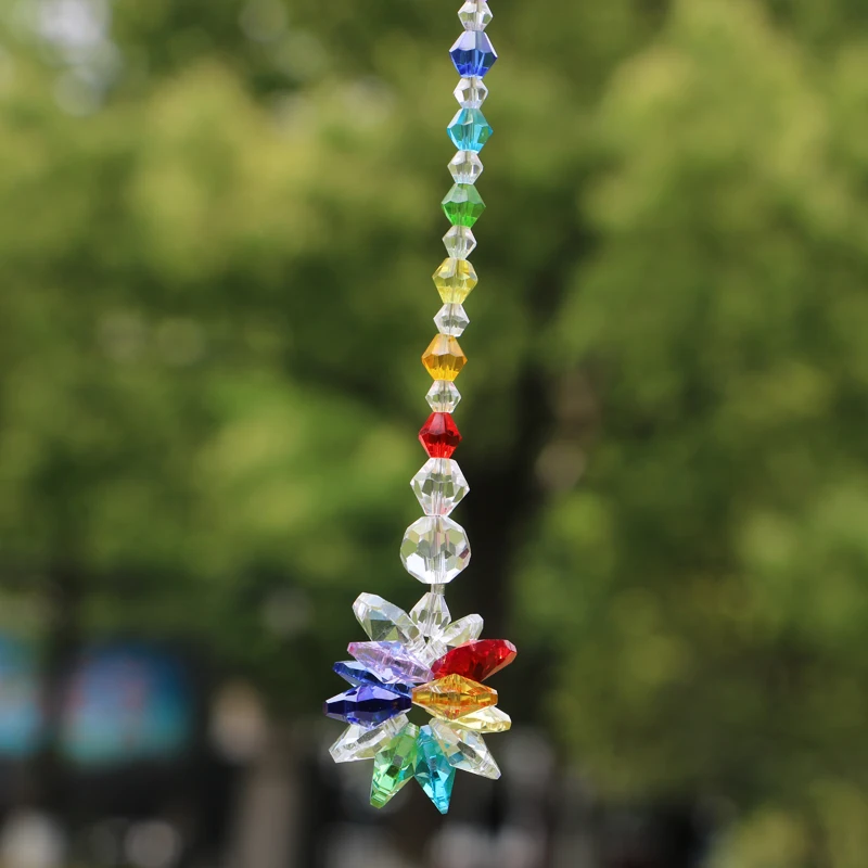 1 шт. хрустальное Сверкающее зеркало заднего вида Starburst Очаровательное украшение