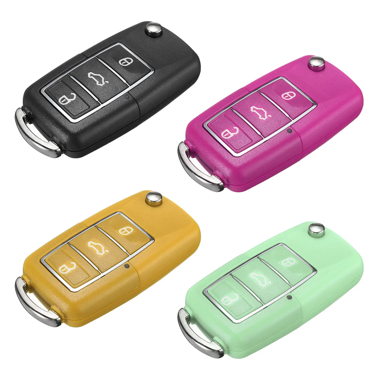 Чехол брелок с 3 кнопками для VW Golf Passat Jeetle Jetta Polo Bora 71 7x34 3x17 5 мм|vw golf key case|polo casepolo fob |