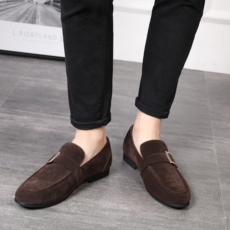 37-48 повседневные мужские туфли-мокасины модные классические брендовые дышащие