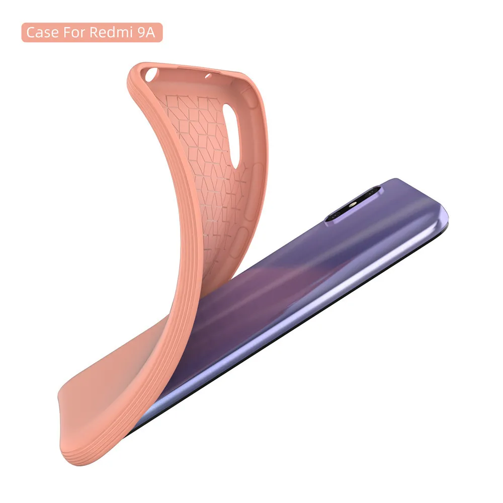 Чехол для Redmi 9A задняя крышка чехлы 6.53 дюймов новый Тонкий конфеты цвета