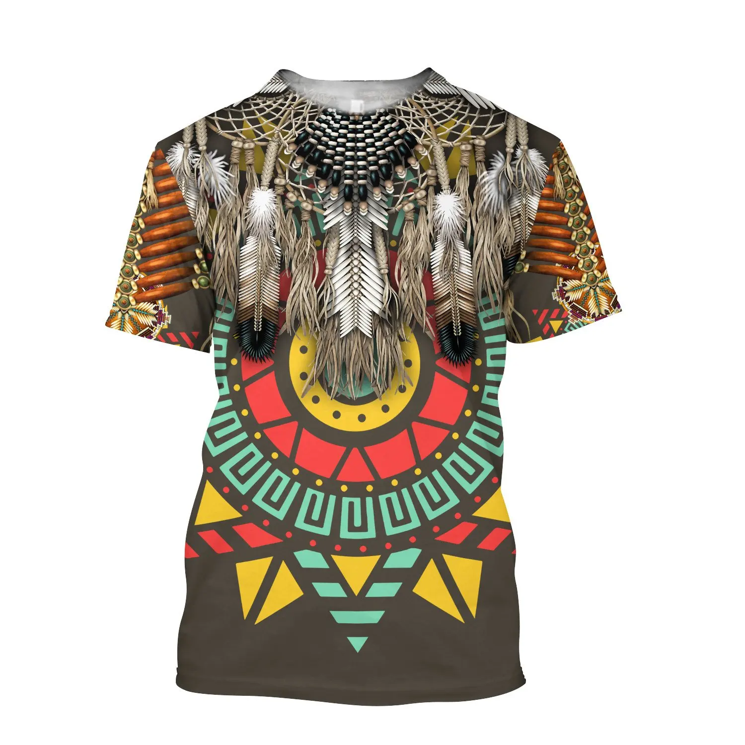 

3D Printed T-shirt For Men Summer Fashion Interesting Tribal Culture Harajuku Short Sleeve Casual Unisex O-Neck Top Dropshipping