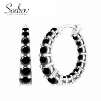 earings fashion jewelry 2021 earrings black stone hoop earrings earings women earrings black earrings gothic accessories