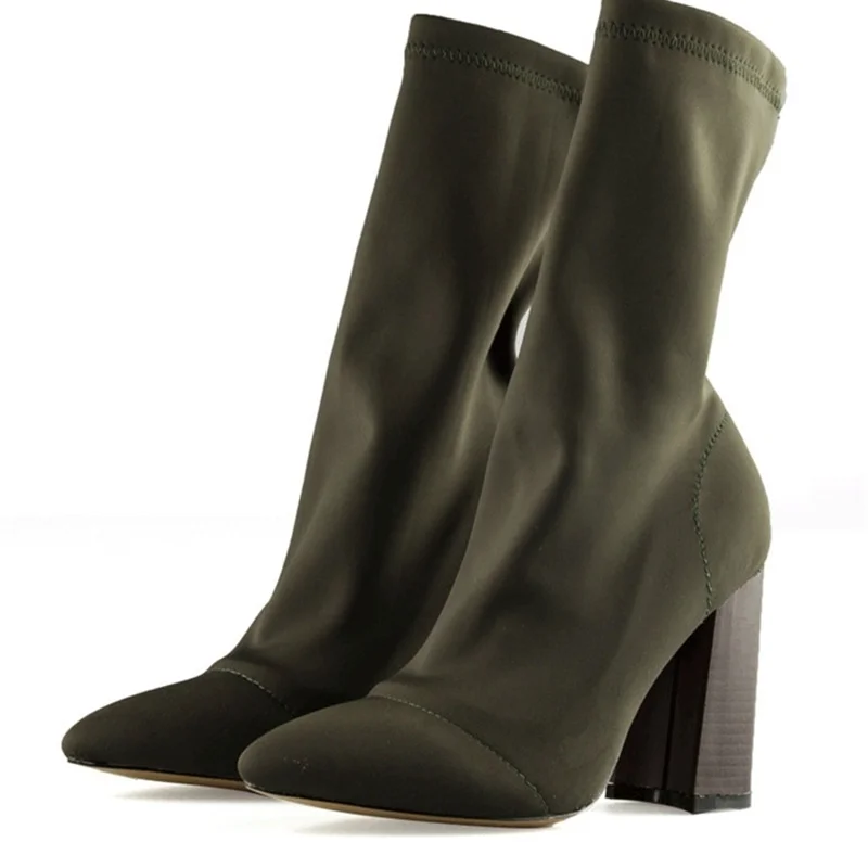 

New thick heel boots for women in winter