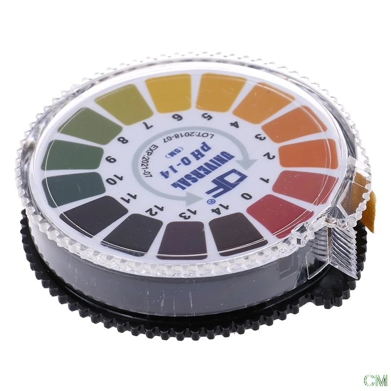 

1pc 5M Alkaline Acid Indicator Meter Test Paper Roll 0-14 1-14 PH Meters For Water Urine Saliva Soil Litmus Accurate Measuring