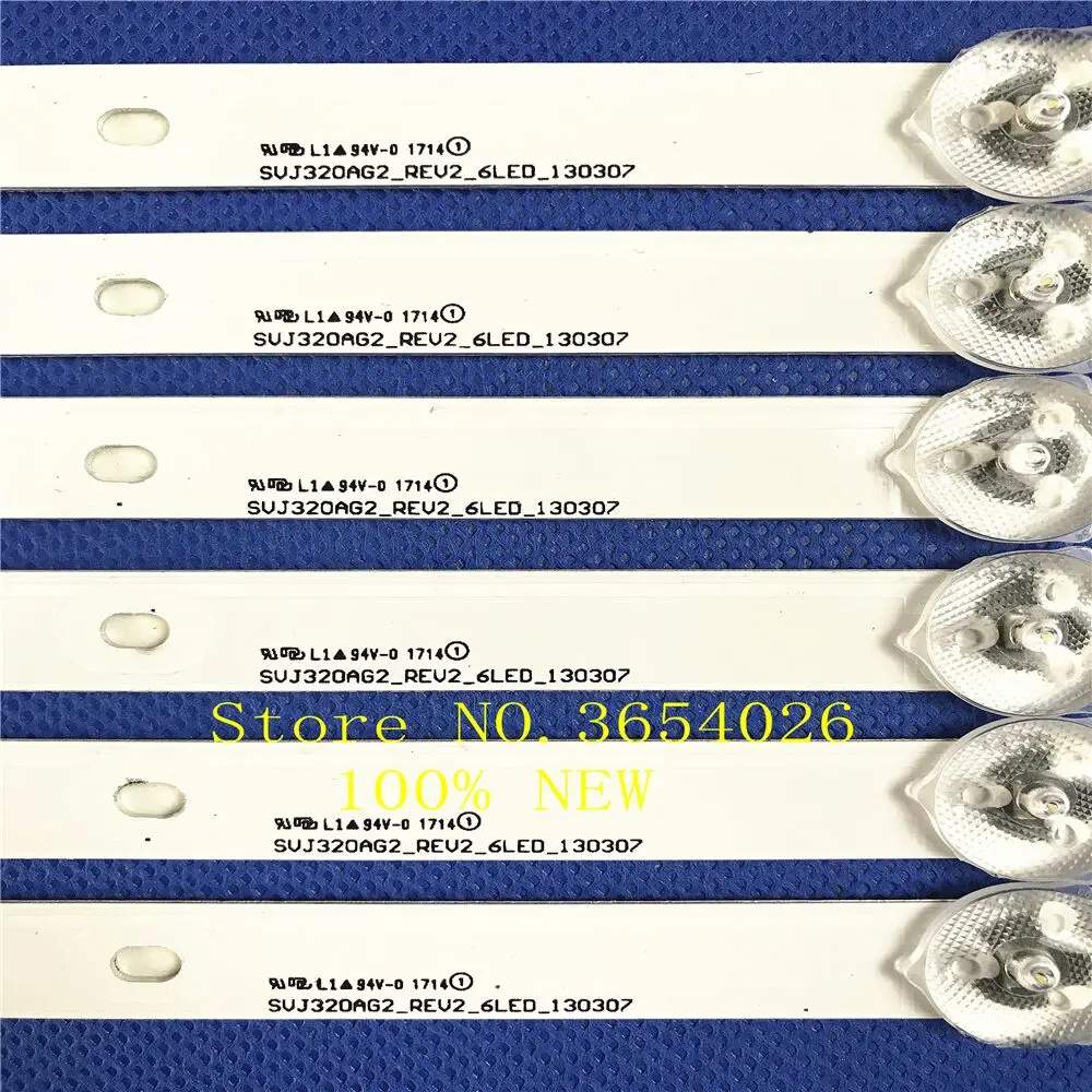Светодиодный фонарик с подсветкой For32inhc Hisense 3 шт. SVJ320AG2 SVJ320AK3 светодиодный 130307 1 = 6