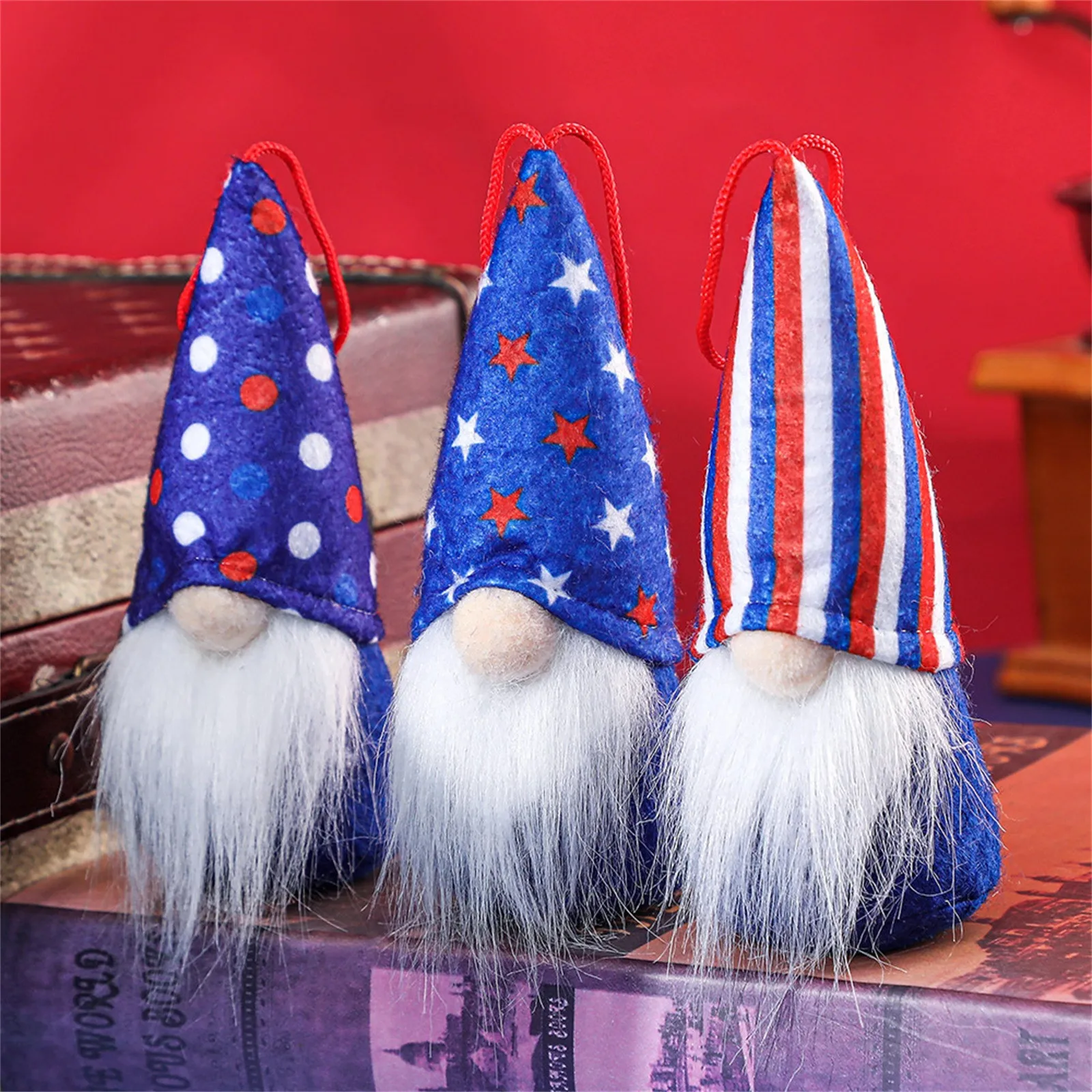 Патриотическая гномная кукла карликовая плюшевая украшения праздничные подарки