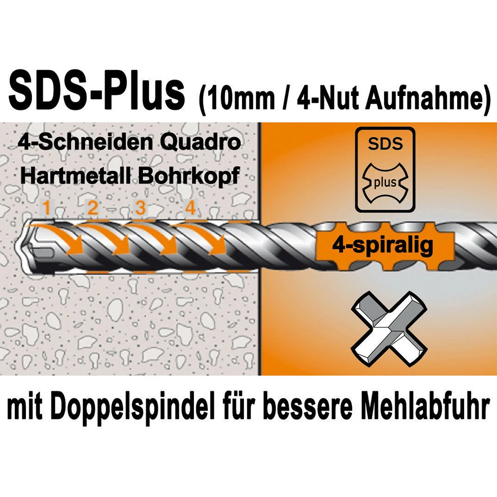 Бур по бетону Sds-Plus сверла для плитки сверл 5-18 мм X 160 7 шт./набор | Инструменты