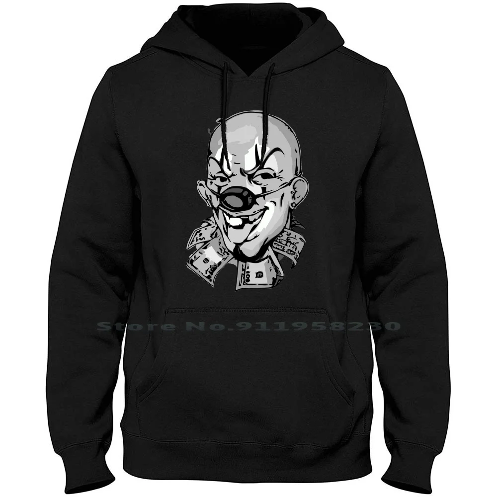 

Толстовка с капюшоном клоуна для мужчин и женщин, пуловер, свитер, большой размер 6XL, хлопковая, клоун, собственный, низкая мода, трендовая фу...