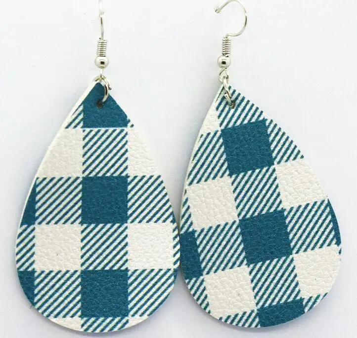 2019 модные ювелирные изделия кожаные серьги этнический стиль цветные капли Ретро