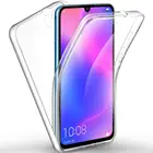 Двусторонний силиконовый чехол для Huawei P30, P20 Pro, Lite, Mate 30, 20, 10 Lite, Y6, Y7, Y9, прозрачный, 360